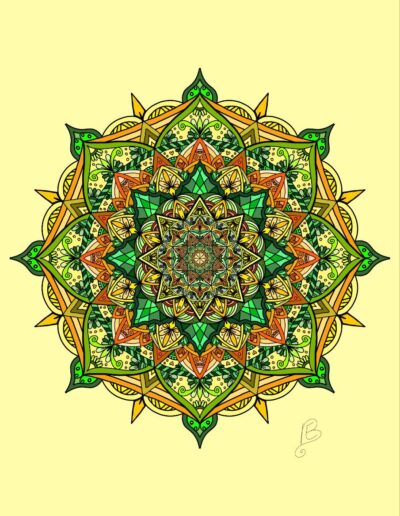 Digital mandala by Eva Bouw